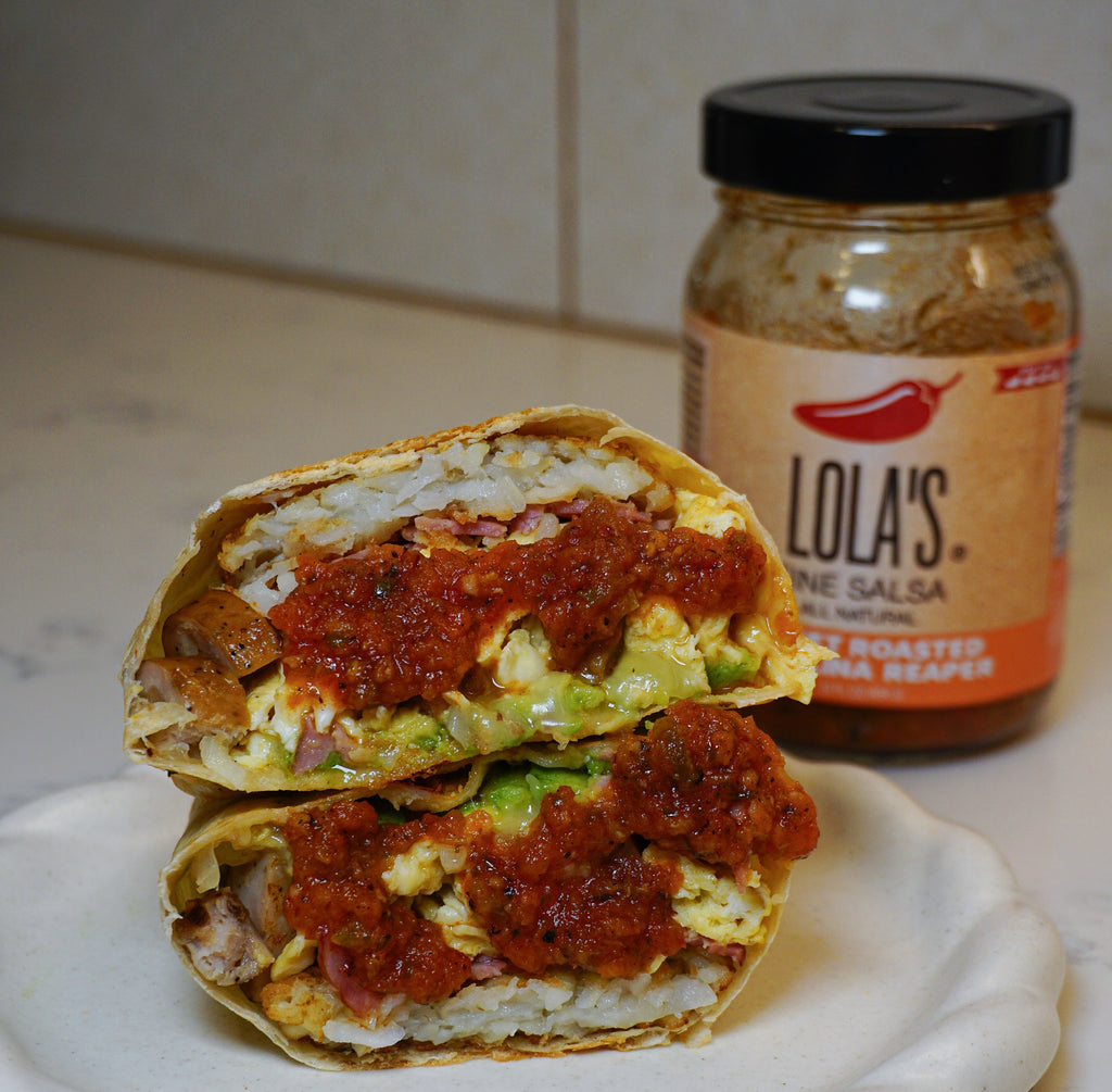 Reaper Salsa Breakfast Burritos! 🌯🍳 – Lola's Fine Sauces