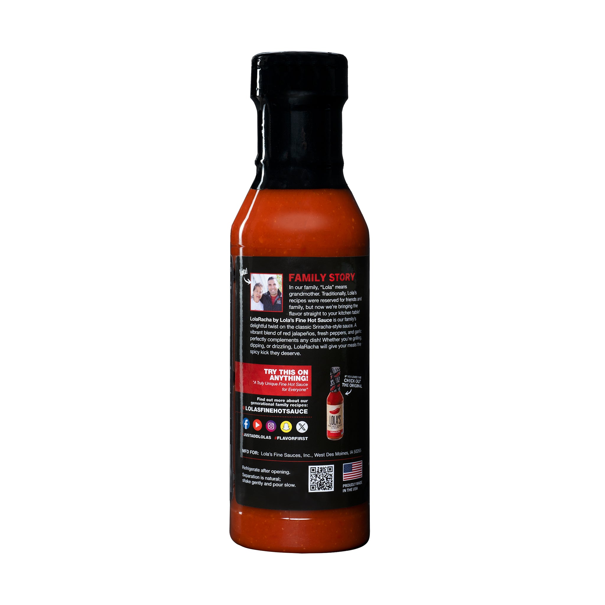 Lola's Sriracha Sauce