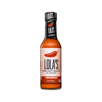 Lola's "Love & Luck" Hot Sauce 2-Pack: Two 5 oz. glass bottles of flavorful, all-natural, plant-based, keto, low sodium, non-GMO, gluten-free hot sauce.