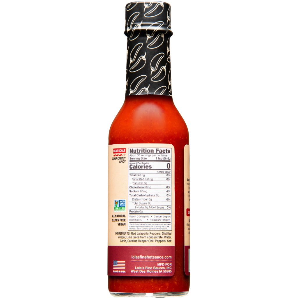 Lola's Carolina Reaper Hot Sauce (5 oz)
