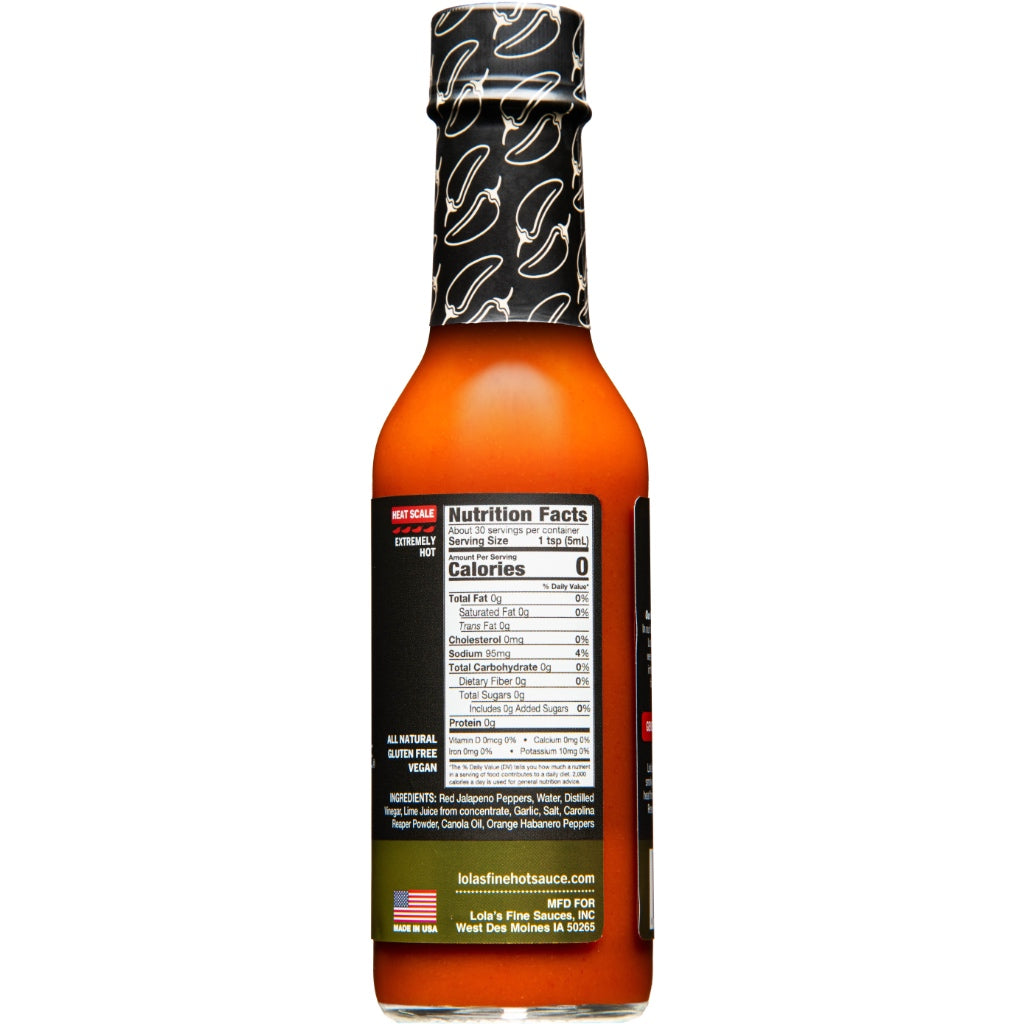Lola's Family Reserve Hot Sauce *Hottest* (5oz)