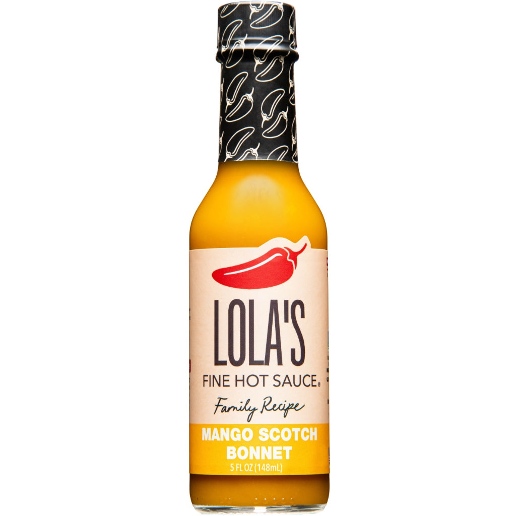 メキシコマンゴー✖︎2 レインボーシャーベット✖︎1 ロケットポップシクル✖︎1 Lolas Mango Ginger Scotch Bonnet Hot Sauce - Authentic Flavor