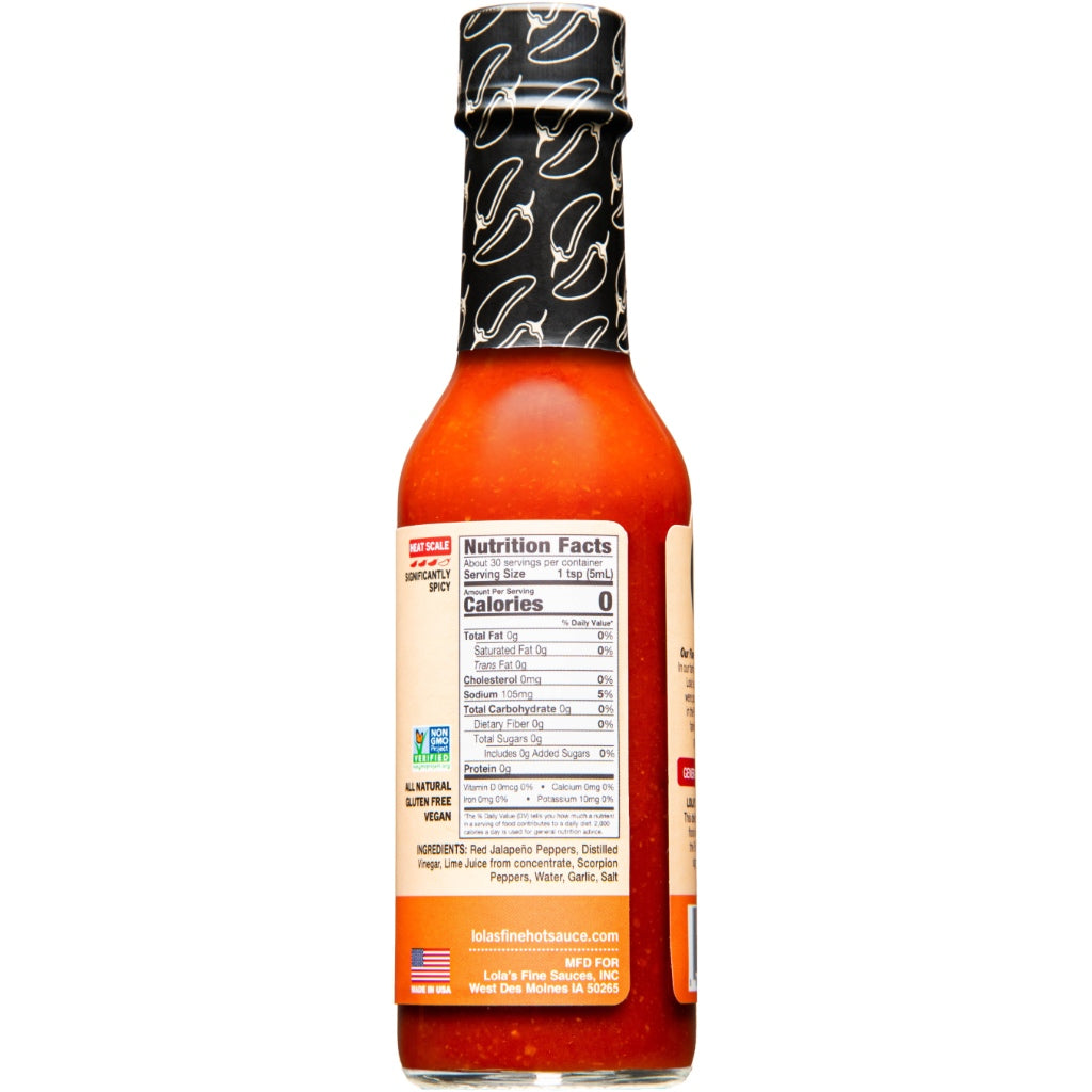 Lola's Trinidad Scorpion Hot Sauce